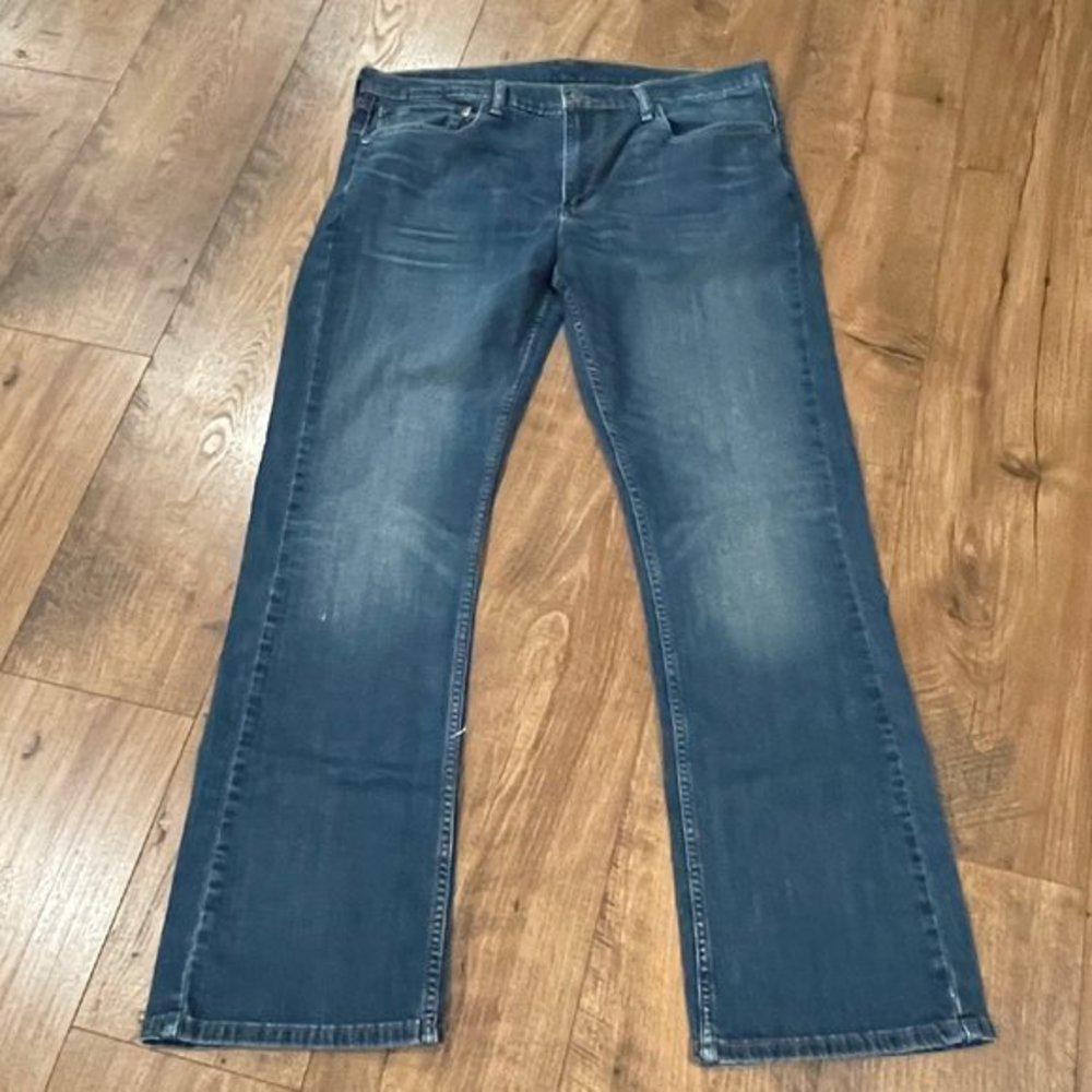 Levi's 627 Straight Leg Zip Fly Medium Wash Denim Jeans Men's Size 36 x 32 - Picture 3 of 7